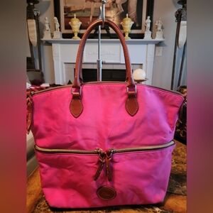 Dooney And Bourke Pink Tote Bag